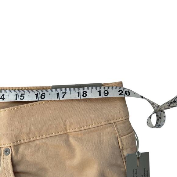 New Men’s Hudson Blake Slim Straight Fit Jeans in Cream Size 40 - Picture 8 of 10